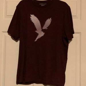 American Eagle Tee Shirt (color is Burgundy) NWOT